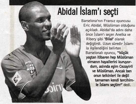 Eric Abidal converti a l'Islam