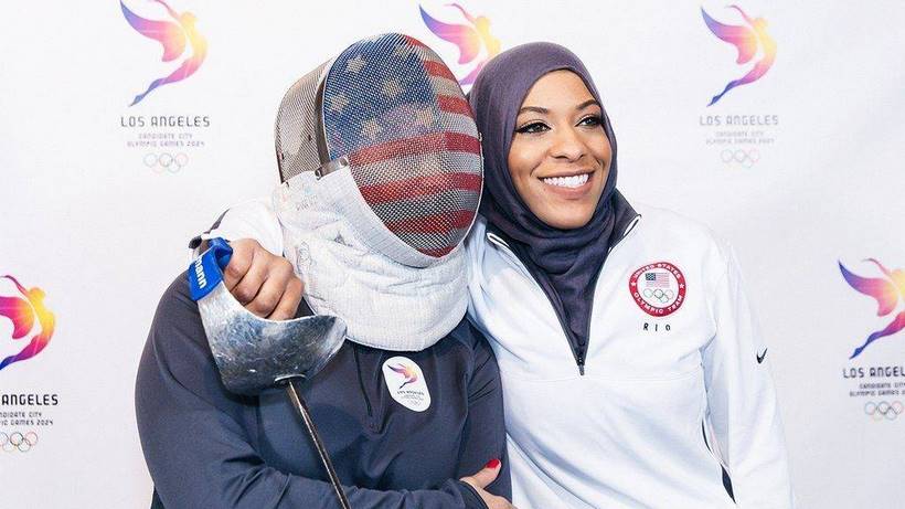 JO femme voilée Ibtihaj Muhammad